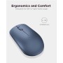 Lenovo 530 - Ratón Inalámbrico de 2.4 GHz, Receptor USB Nano, 1200 dpi, Ambidiestro, Color Azul