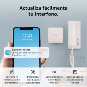 Ring Intercom de Amazon | Actualiza tu interfono a un sistema inteligente con apertura en remoto, comunicación bidireccional,
