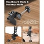 SAMHOUSING Soporte de teléfono móvil para Cama, Soporte Teléfono e Smartphones con Brazo Flexible para iPhone 16 15 14 13 12 11