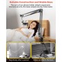 SAMHOUSING Soporte de teléfono móvil para Cama, Soporte Teléfono e Smartphones con Brazo Flexible para iPhone 16 15 14 13 12 11