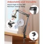 SAMHOUSING Soporte de teléfono móvil para Cama, Soporte Teléfono e Smartphones con Brazo Flexible para iPhone 16 15 14 13 12 11