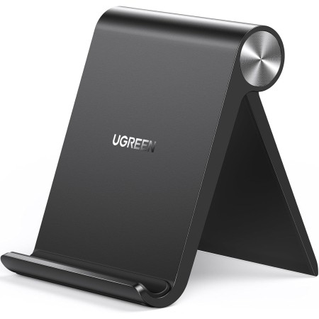 UGREEN Soporte Móvil Mesa Plegable, Suporte Teléfono Multiángulo, Stand Dock Base Compatible con iPhone 16/15/14/13/12, Galaxy