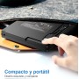 Lector CD DVD Externo con RGB, Grabadora CD DVD Unidad Externa con USB 3.0 y USB-C, Unidades Portátil CD/DVD /-RW/ROM Estable