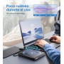 Lector CD DVD Externo con RGB, Grabadora CD DVD Unidad Externa con USB 3.0 y USB-C, Unidades Portátil CD/DVD /-RW/ROM Estable