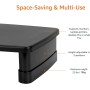Amazon Basics Rectangular Soporte de Escritorio Ajustable para Monitor de Ordenador para Reducir la tensión del Cuello, se