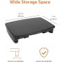 Amazon Basics Rectangular Soporte de Escritorio Ajustable para Monitor de Ordenador para Reducir la tensión del Cuello, se