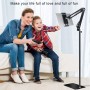 SAMHOUSING Soporte para Tableta y teléfono, Soporte Giratorio Universal de Metal. Soporte Ajustable de 360 Grados para