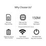 Enrutador WIFI móvil 4G/5G, enrutador inalámbrico 4G LTE de 150Mbps co