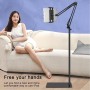 SAMHOUSING Soporte para Tableta y teléfono, Soporte Giratorio Universal de Metal. Soporte Ajustable de 360 Grados para