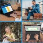 COEZFE Funda con Teclado para Lenovo Tab M11 11", Español Ñ Teclado Magnético para Lenovo Tab M11 11 Pulgadas, Funda Teclado