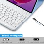 COEZFE Funda con Teclado para Lenovo Tab M11 11", Español Ñ Teclado Magnético para Lenovo Tab M11 11 Pulgadas, Funda Teclado