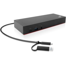 Lenovo 40AF0135EU - Base (Alámbrico, 10,100,1000 Mbit/s, Negro, 0-35 °C, 210 mm, 80 mm)