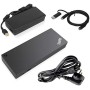 Lenovo 40AF0135EU - Base (Alámbrico, 10,100,1000 Mbit/s, Negro, 0-35 °C, 210 mm, 80 mm)