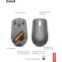 Lenovo 530 Ratón Inalámbrico - Sensor óptico 1200 dpi, Diseño Ambidiestro, 2.4 GHz, 3 Botones, Batería hasta 12 Meses - Color