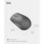 Lenovo 530 Ratón Inalámbrico - Sensor óptico 1200 dpi, Diseño Ambidiestro, 2.4 GHz, 3 Botones, Batería hasta 12 Meses - Color