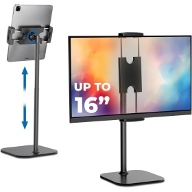 Cooper TabStand - Soporte Ajustable en Altura para iPad, Tablet y Monitor portátil de 16" | Trípode telescópico de Aluminio para