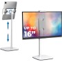 Cooper TabStand - Soporte Ajustable en Altura para iPad, Tablet y Monitor portátil de 16" | Trípode telescópico de Aluminio para