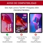Hofsos Funda con Teclado para Lenovo Tab M11 2024 11 Pulgadas, Bluetooth Español Ñ Teclado, Funda Protectora para Teclado