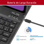 Hofsos Funda con Teclado para Lenovo Tab M11 2024 11 Pulgadas, Bluetooth Español Ñ Teclado, Funda Protectora para Teclado