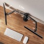 ErGear Soporte 2 Monitores para 13-32” Pulgadas, Soporte Dos Monitores, Brazo Monitor Ajustable en Altura con Inclinación, Giro