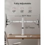 ErGear Soporte 2 Monitores para 13-32” Pulgadas, Soporte Dos Monitores, Brazo Monitor Ajustable en Altura con Inclinación, Giro