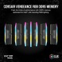 Corsair VENGEANCE RGB DDR5 32GB (2x16GB) 5200Mhz C40 Memoria per Desktop (Regulación de Voltaje a Bordo, perfiles XMP 3.0