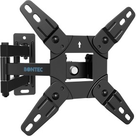BONTEC Soporte TV Pared Inclinable y Giratorio para 13-42 Pulgadas, VESA 200x200 mm, Brazo Extensible, Soporte Pared TV 32/43