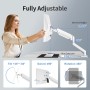 Suptek Brazo Monitor para Pantallas de 13-32 Pulgadas, VESA 75 y 100 mm, Giratorio de 360°, Inclinación Ajustable, Altura