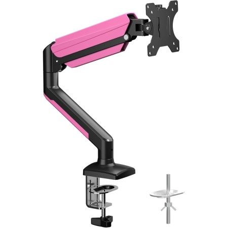 suptek - Soporte de monitor para pantalla LED LCD de 13 a 32 pulgadas, hasta 9 kg, brazo con muelle de gas, giratorio 360°,