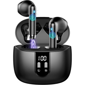 Auriculares Inalámbricos Bluetooth, Auriculares Bluetooth 5.4 HiFi Estéreo, 56H Cascos Inalambricos Bluetooth con ENC Reducción