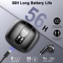 Auriculares Inalámbricos Bluetooth, Auriculares Bluetooth 5.4 HiFi Estéreo, 56H Cascos Inalambricos Bluetooth con ENC Reducción