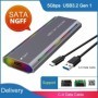 Caja de disco duro UTHAI M. 2 de estado sólido USB 3,1, protocolo NGFF