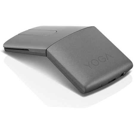 Lenovo 600 - Ratón Silencioso Bluetooth 5.0, Host Doble, DPI ajustable de 3 niveles (2400, 1600, 800), Color Gris