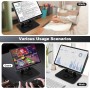 Xpieoyrm Soporte Tablet de iPad Mesa Ajustable, Multiángulo Soporte Tablet, Plegable Soporte de Escritorio, Soporte portátil