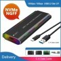 Caja de disco duro UTHAI M. 2 de estado sólido USB 3,1, protocolo NGFF