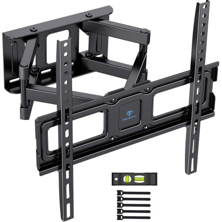 PERLESMITH Soporte TV Pared Articulado Inclinable Y Giratorio – Soporte TV para 26-70 Pulgadas Pantallas – MAX VESA 400x400mm,