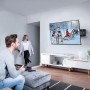 PERLESMITH Soporte TV Pared Articulado Inclinable Y Giratorio – Soporte TV para 26-70 Pulgadas Pantallas – MAX VESA 400x400mm,