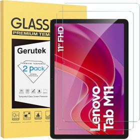 Gerutek [2 Piezas Protector Pantalla para Lenovo Tab M11 2024 11 Pulgadas, (TB-330FU/TB-331FC), Dureza 9H, Antiarañazos,
