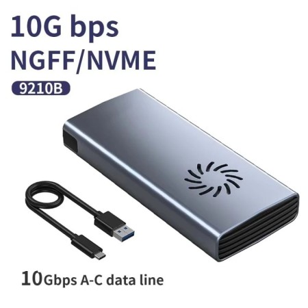 10Gbps/20Gbps M.2 M/B + M-Key SSD carcasa M2 NVME SATA carcasa de disc