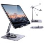 UGREEN Soporte Tablet Mesa Giratorio de Aluminio, Stand Plegable Compatible con Samsung Tab, Redmi Pad, iPad Pro Air Mini,