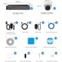 Reolink 5MP Kit Cámaras de Vigilancia PoE, con 4X 5MP Detección de Personas/Vehículos Cámaras IP PoE Exterior y 8CH 4K NVR con