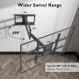 BONTEC Soporte TV Pared con Brazo Articulado Extralargo de 1040mm para Pantallas de 32-75" de Planos/Curvos LCD/LED/OLED, hasta