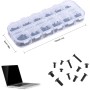 Chstarina 240 Piezas Kit de Tornillos de Ordenador 12 tamaños Surtidos - M2 M2.5 M3 Tornillos de Computadora Portátil Tornillos