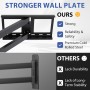 BONTEC Soporte TV Pared con Brazo Articulado Extralargo de 1040mm para Pantallas de 32-75" de Planos/Curvos LCD/LED/OLED, hasta