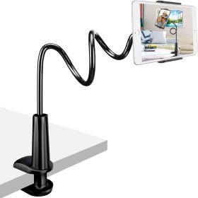 Zoeley Soporte Tablet, Soporte para Teléfono Móvil Multiángulo Flexible con Cuello de Cisne Brazo, Soporte Móvil para iPad