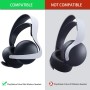 Hzycwgone Funda para Playstation 5 - Auriculares inalámbricos Pulse Elite,Estuche de Viaje Bolsa con Ranura Magnética para PS5