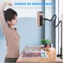 Zoeley Soporte Tablet, Soporte para Teléfono Móvil Multiángulo Flexible con Cuello de Cisne Brazo, Soporte Móvil para iPad