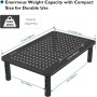 BONTEC Soporte Monitor de Ergonómico (L368 x W231mm), Elevador Monitor de Metal de Calidad, Soporte Monitor con Tres Niveles de