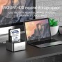Caja de disco duro externo SSD de 2,5/3,5 pulgadas, estación de acopla
