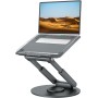 Tounee Soporte Portátil Altura Ajustable de hasta 21 Pulgadas, Soporte Ergonómico Ordenador Portátil con Base Giratoria de 360